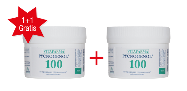 Pycnogenol 100 mg, 30 vegacapsules, 1 + 1 GRATIS